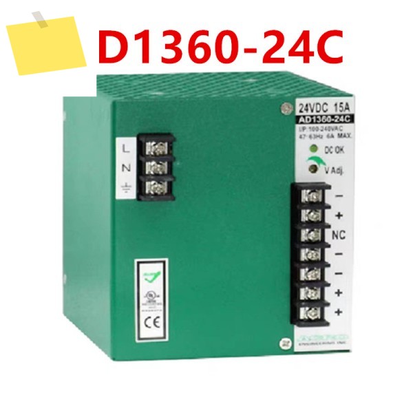 ACRO 24V15A 360W AD1360-24C용 새 원본 전원 공급 장치 제품 이미지