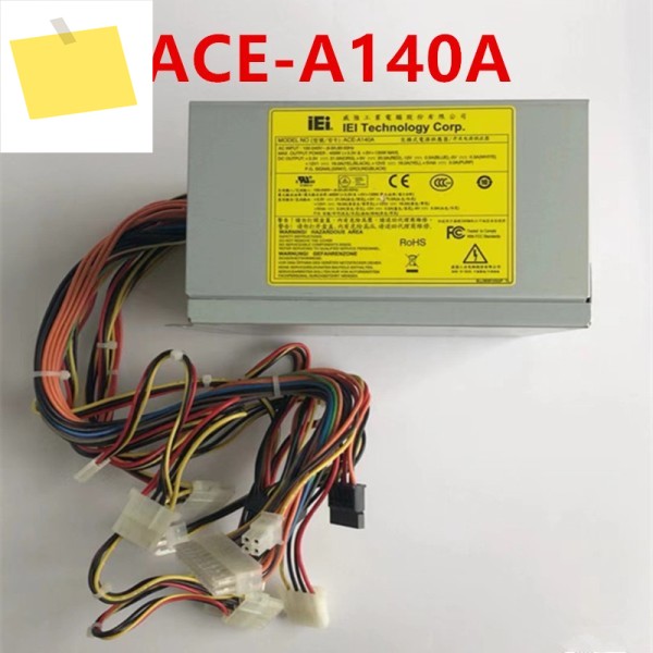 IEI 400W ACE-A140A 거의 새 미사용 오리지널 전원 공급 장치 제품처럼 작동 제품 이미지