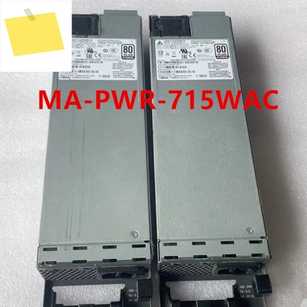 CISCO 715W 341-101038-01 MA-PWR-715WAC DPS-715DB C용 거의 새 제품인 오리지널 전원 공급 장치 1개 제품 이미지