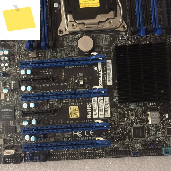 단일 채널 E5 i7 LGA 2011 C612 워크스테이션 서버 메인보드 X10SRA-F 제품 이미지