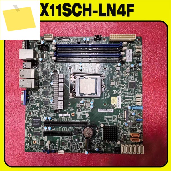 X11SCH-LN4F 서버 마더보드 C246 LGA 1151 단일 채널 4 네트워크 포트 NAS M.2 제품 이미지