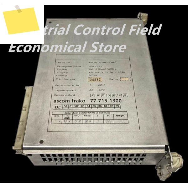 6FC5114-0AB01-0AA0 +5V30A+15V2A-15V1A 제품 이미지
