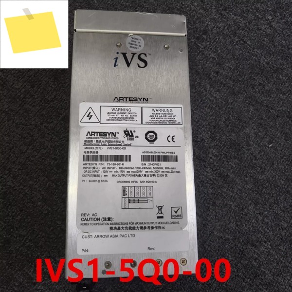 ARTESYN 3210W IVS1-5Q0-00 73-180-9014I용 분해 원래 전원 공급 장치는 신품 것처럼 작동합니다. 제품 이미지
