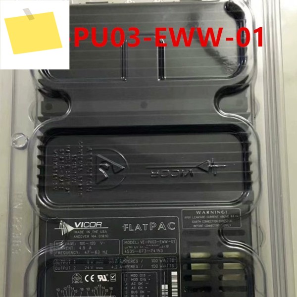 VICOR FLATPAC 5V20A 24V4.2A 100W VE-PU03-EWW-01용 새 원본 전원 공급 장치 제품 이미지