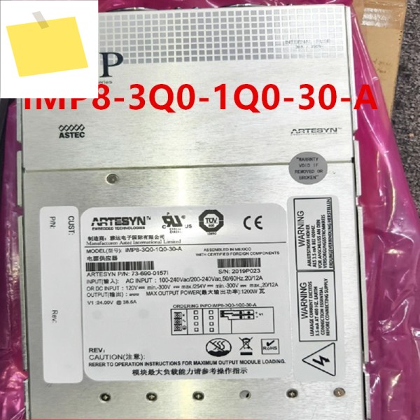 ARTESYN 1200W IMP8-3Q0-1Q0-30-A 73-690-0157I 용 분해 원래 전원 공급 장치는 신품 것처럼 작동합니다 제품 이미지