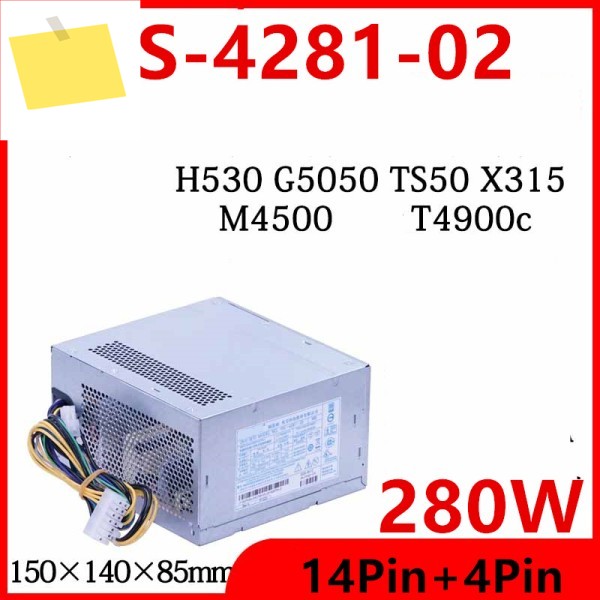 오리지널 새제품 PSU G5050 M6475 M8400T TS140 14핀 280W 전원 공급 장치 PS-4281-02 제품 이미지