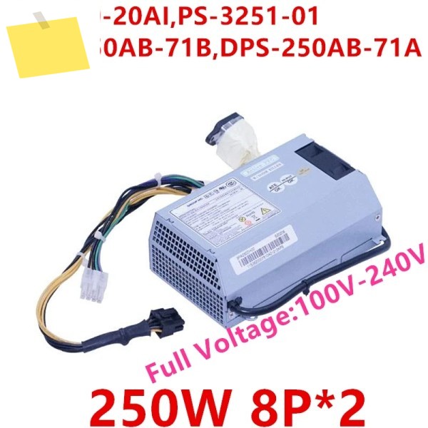 신품 오리지널 PSU 8핀2 250W 전원 공급 장치 FSP250-20AI PS-3251-01 B A 제품 이미지