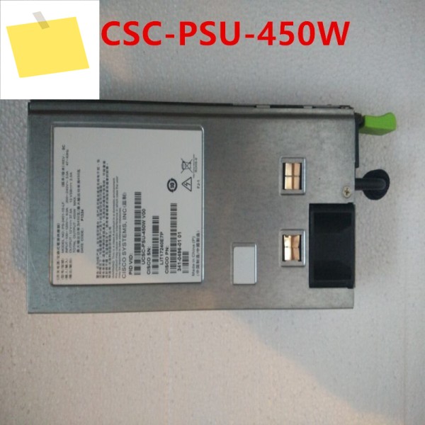 시스코 C220M3 용 오리지널 PSU, 450W 전원 공급 장치, UCSC-PSU-450W DPS-450AB-1 A 341-0496-01, 거의 새제품 제품 이미지