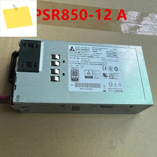 델타 CRPS용 오리지널 PSU, 850W 전원 공급 장치, PSR850-12 A 거의 새제품 제품 이미지