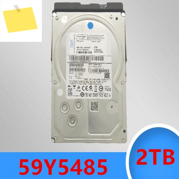 IBM EXP5060 DS5100 용 오리지널 HDD, 서버 59Y5485, 69Y2711 2TB, 3.5 인치, 64MB SATA, 7200RPM, 거의 새제품 제품 이미지
