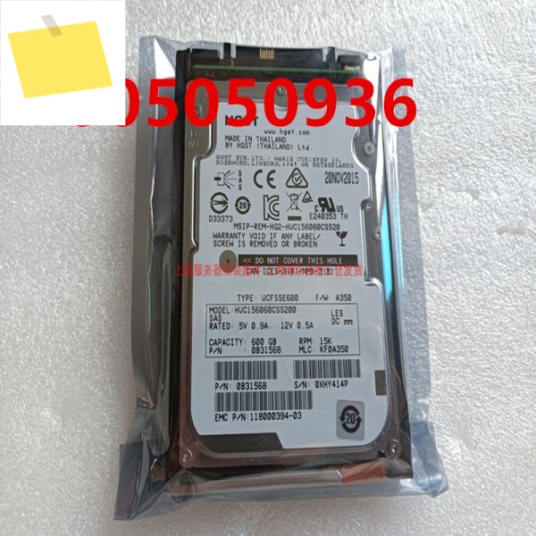 005050936 118000394-03 용 정품 하드 디스크, EMC VNXE3200, 600GB, 2.5 인치, 64MB SAS, 15000RPM, 새제품 제품 이미지