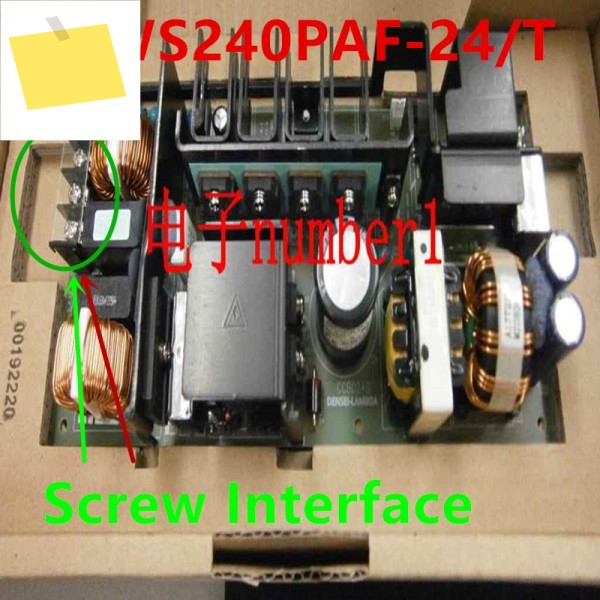 DENSEI-LAMBDA 나사 인터페이스용 정품 PSU, 24V 10A, 전원 공급 장치, CZWS240PAF-24 T 제품 이미지