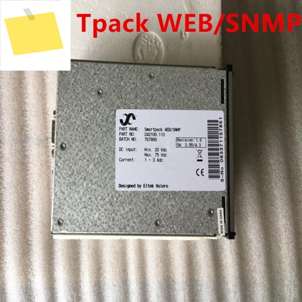 Eltek Smar Tpack WEBSNMP 242100.113 정품 전원 공급 장치, 새제품 제품 이미지