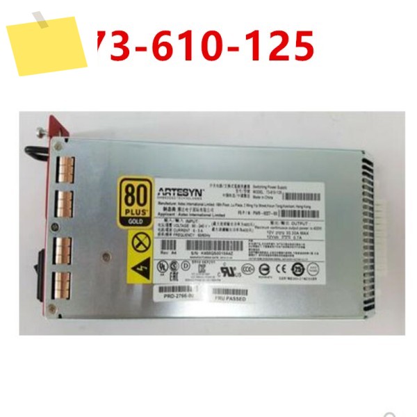 거의 신품 오리지널 전원 공급 장치, F5 5000S 400W, PWR-0227-03 73-610-125 제품 이미지
