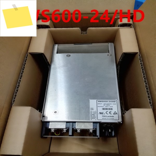 TDK-LAMBDA HWS600 용 정품 PSU, 24V 27A 전원 공급 장치, HD 새제품 제품 이미지
