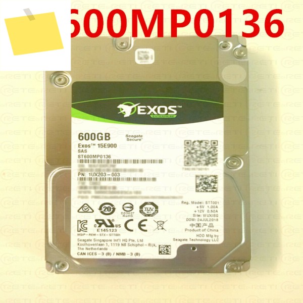 Seagate용 오리지널 하드 디스크, 서버 HDD, ST600MP0136 용, 600GB, 2.5 인치, 128MB SAS, 15000RPM, 새제품 제품 이미지