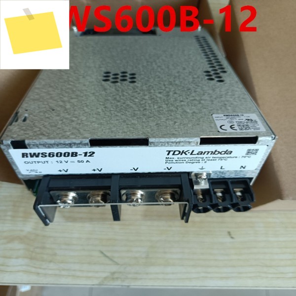 RWS600B-12 오리지널 전원 공급 장치, TDK-LAMBDA 12V, 50A, 600W 제품 이미지