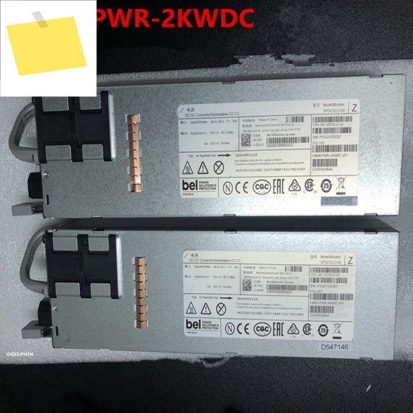 Cisco 9600 전원 공급 장치, C9600-PWR-2KWDC 341-100793-01 SPDCSCO-69, 거의 새제품 제품 이미지