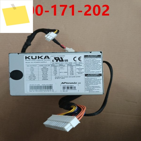 KUKA 00-171-202 오리지널 전원 공급 장치, 새제품 제품 이미지