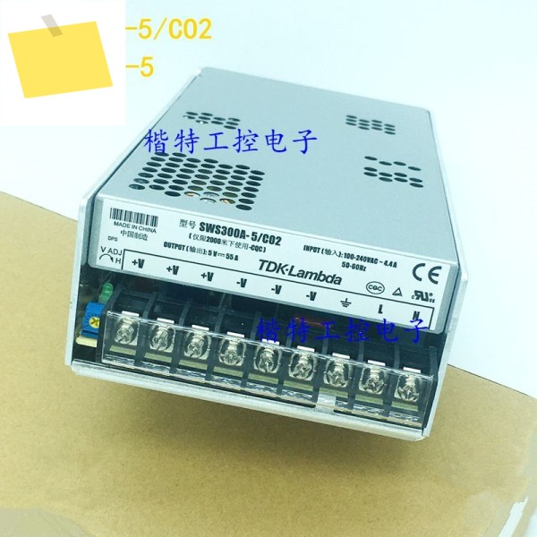 TDK-LAMBDA 정품 PSU, 300W LED 전원 공급 장치, SWS300A-5 CO2 새제품 제품 이미지