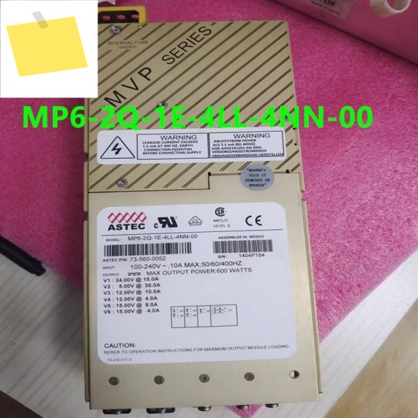 ASTEC 600W MP6-2Q-1E-4LL-4NN-00 73-560-0052용 90% 새 오리지널 전원 공급 장치는 새것처럼 작동합니다 제품 이미지