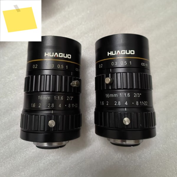 HD 해상도 산업용 렌즈, 머신 비전 양호한 상태, 16mm, 23 인치, 1:1.6 제품 이미지