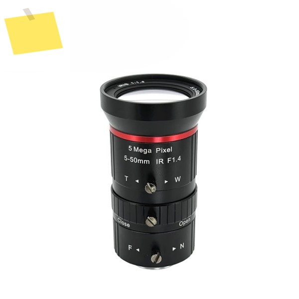 고화질 감시 카메라 액세서리 CS 마운트, 5-50mm, 10 배 줌 렌즈, 5 메가픽셀, 12.7 인치 제품 이미지