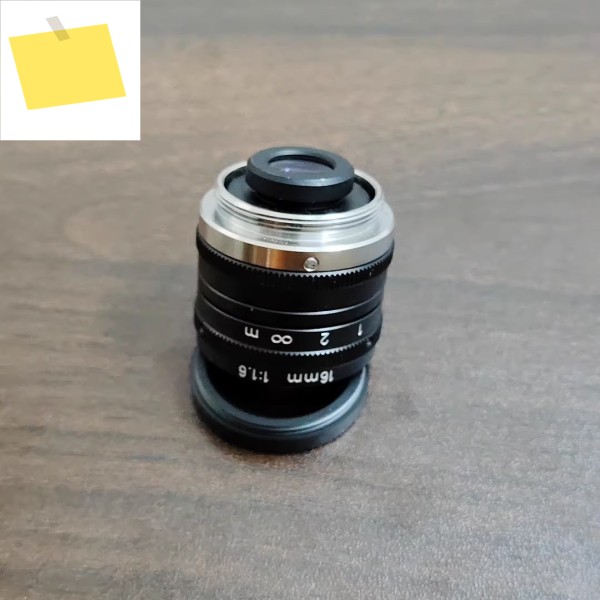 산업용 고화질 메가픽셀 고정 초점 렌즈, 일본 상태 양호, 16mm 1:1.6 제품 이미지