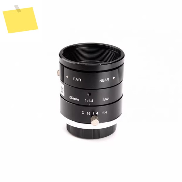 고정 초점 산업용 렌즈, C 마운트 머신 비전 양호한 상태, 25mm 1:1.4, 34 인치 제품 이미지