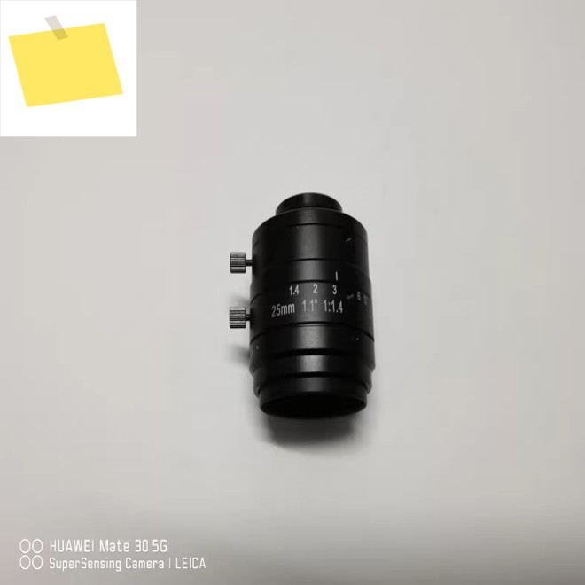 산업용 카메라 렌즈, 머신 비전 25mm 1.1 인치 1:1.4 조리개, 양호한 상태 제품 이미지