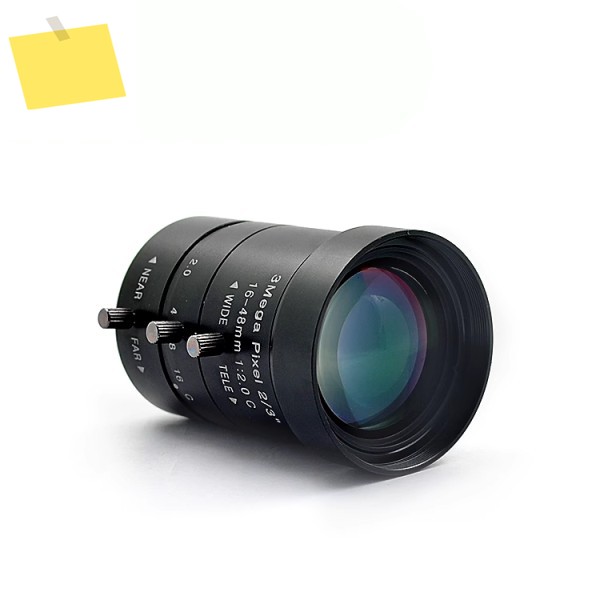 FA 줌 렌즈 16-48mm 고화질 저왜곡 머신 비전 C 수동 23인치 산업용 제품 이미지