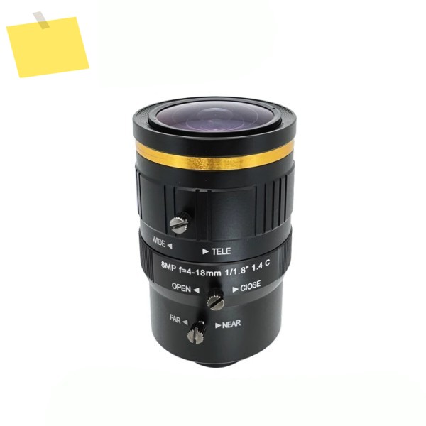 슈퍼피쉬아이, 하이브리드, 14인치 센서용, HDR, 0.94mm EFL, 이미지 F2.0. 알루미늄 배럴 나사산 M12x0.5. IR 컷 필터 제품 이미지