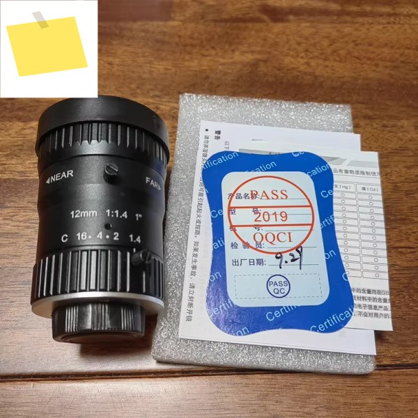 OPT-11C12M FA 렌즈 HD 고정 초점 교통 카메라 C 마운트 ITS 12mm 제품 이미지