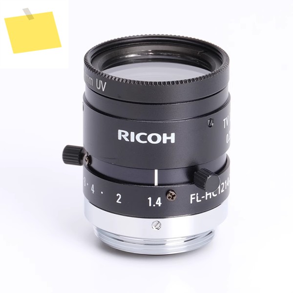 RICOH FL-HC1214-2M 고정 초점 렌즈, 머신 비전 양호한 상태, 12mm F1.4 제품 이미지