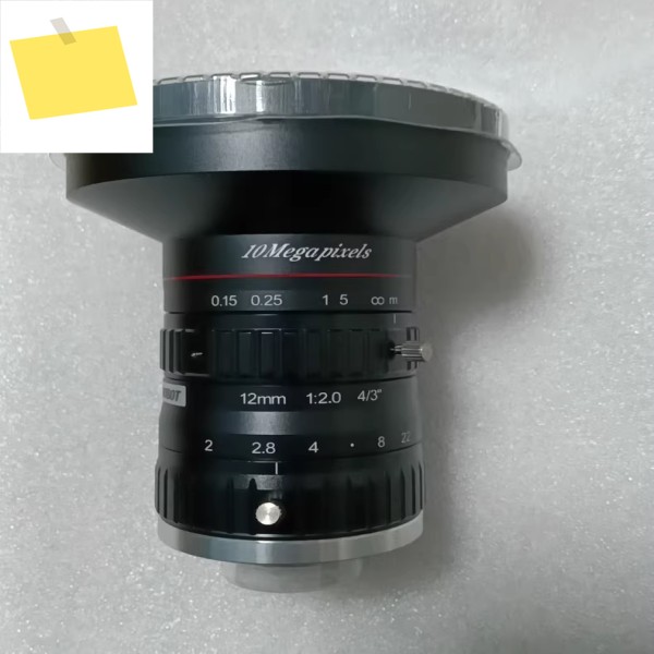 SA1220M-10MP 광각 렌즈, 12mm, F2.0, 43 인치 C 마운트, 양호한 상태 제품 이미지