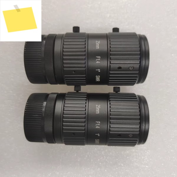 M42 마운트 라인 스캐닝 렌즈, SWIR 스캔 초점 거리 25mm, F1.4 1 인치 센서, 양호한 상태 제품 이미지