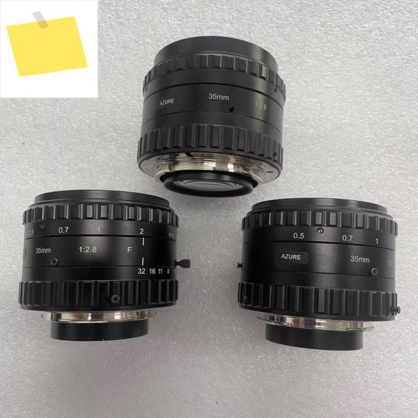 AZURE 산업용 렌즈 고정 초점 35mm 1:2:8 F 마운트 라인 스캔 상태 양호 제품 이미지