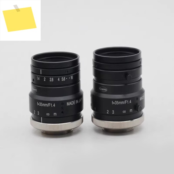 F= 35mm1.4 KOWA LM35HC 1 인치 센서 C 마운트 산업용 카메라 렌즈 머신 비전, 양호한 상태 제품 이미지