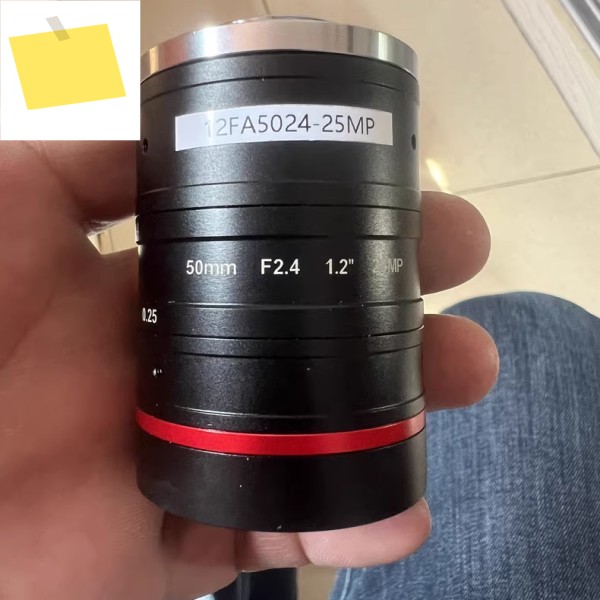 피닉스 산업용 렌즈, 12FA5024-25MP, 50mm F2.4, 1.2 인치, 25MP, 양호한 상태 제품 이미지