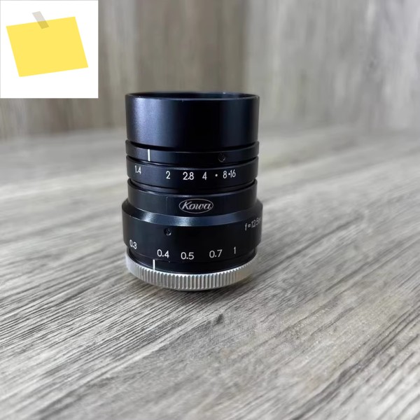 KOWA 산업용 고화질 CCD 렌즈, 양호한 상태, LM12HC, 12.5mm, F1.4, 1 인치 제품 이미지