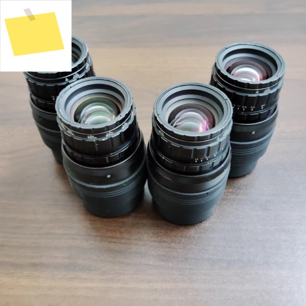 유니온 광학 기술 산업용 라인 스캐닝 카메라 렌즈, 60mm F4.0, 연속 줌 0.20x-0.75x, 양호한 상태 제품 이미지