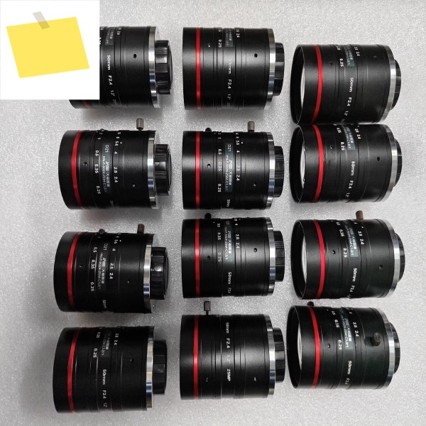 Daheng 산업용 렌즈 HN-2524-25MP-C1.21 25MP 1.2 인치 센서, 고정 초점 거리 25mm, 양호한 상태 제품 이미지