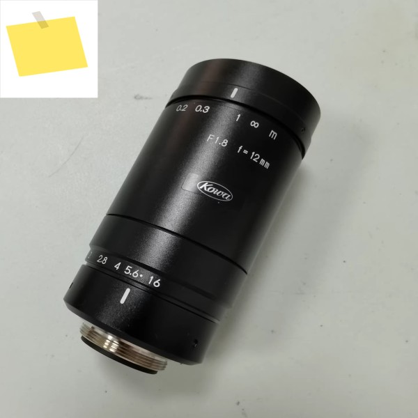 Kowa 고해상도 산업용 렌즈, 1 인치 센서, 6MP 머신 비전 양호한 상태, LM12SC 제품 이미지