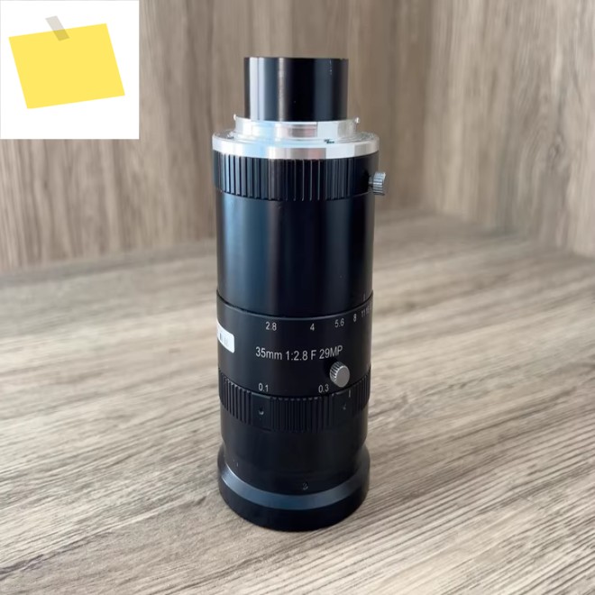 OPT FA3528-29M 산업용 렌즈, 35mm 1:2.8 고화질 F 마운트 29MP, 양호한 상태 제품 이미지