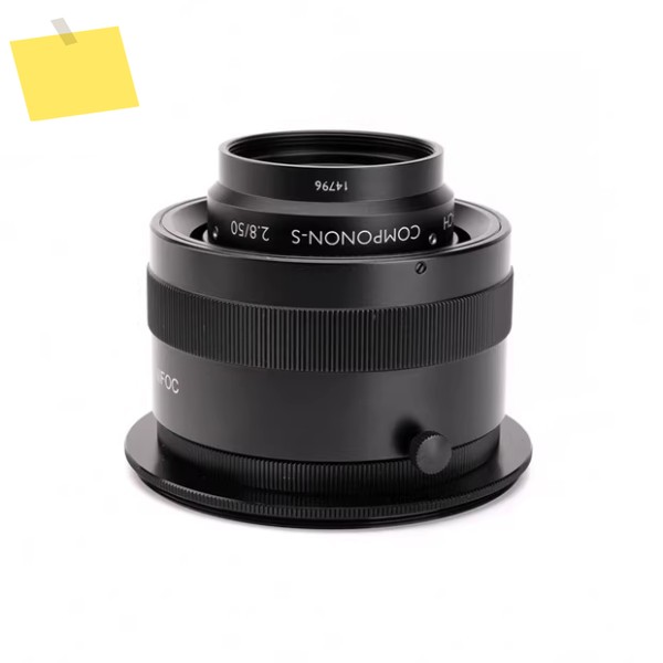 슈나이더 COMPONON-S 라인 스캐닝 렌즈, 오리지널 포커싱 어댑터 포함, 양호한 상태, 2.8, 50 MAKRO-IRIS 제품 이미지