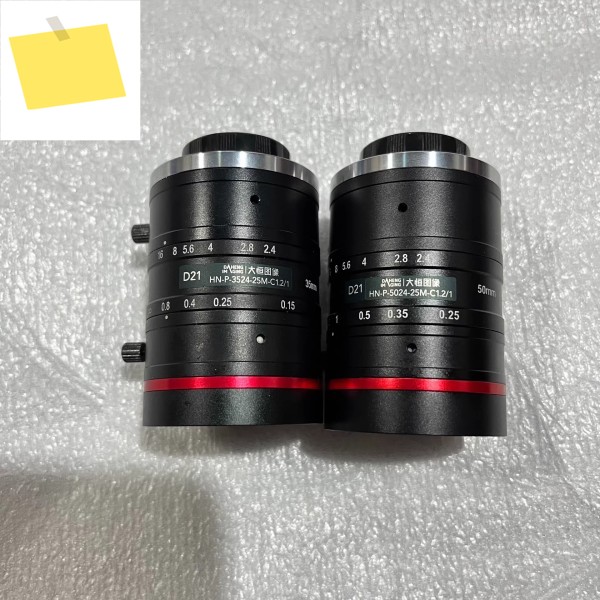 Daheng 산업용 렌즈, 고정 초점, 25 메가 픽셀 C 마운트, 1.2 인치 센서, HN-P-3524-25M-C1.21 35mm 및 제품 이미지