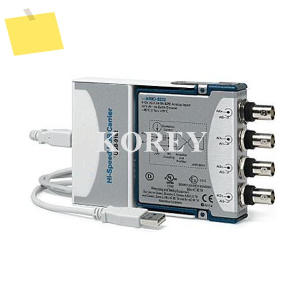 USB-9233 다이나믹 신호 획득 장치, 24 비트 779365-01 동기 샘플링, 아날로그 입력 스팟 제품 이미지
