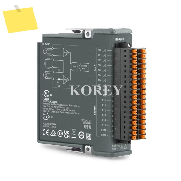 NI-9207 16 채널 C 시리즈 전압 및 전류 입력 모듈, 781068-01, 오리지널 스팟 제품 이미지