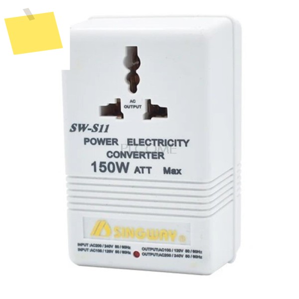 150W 휴대용 전압 변환기 220110v 양방향 220V ~ 110V 전력 어댑터 범용 소켓 제품 이미지