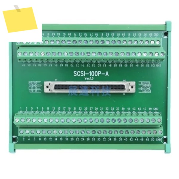 ADAM-39100 DIN-100S-01용 범용 SCSI 100 브레이크아웃 터미널 블록 인터페이스, 케이블 옵션 제품 이미지
